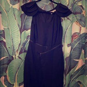 Black BCBG Zipper dress